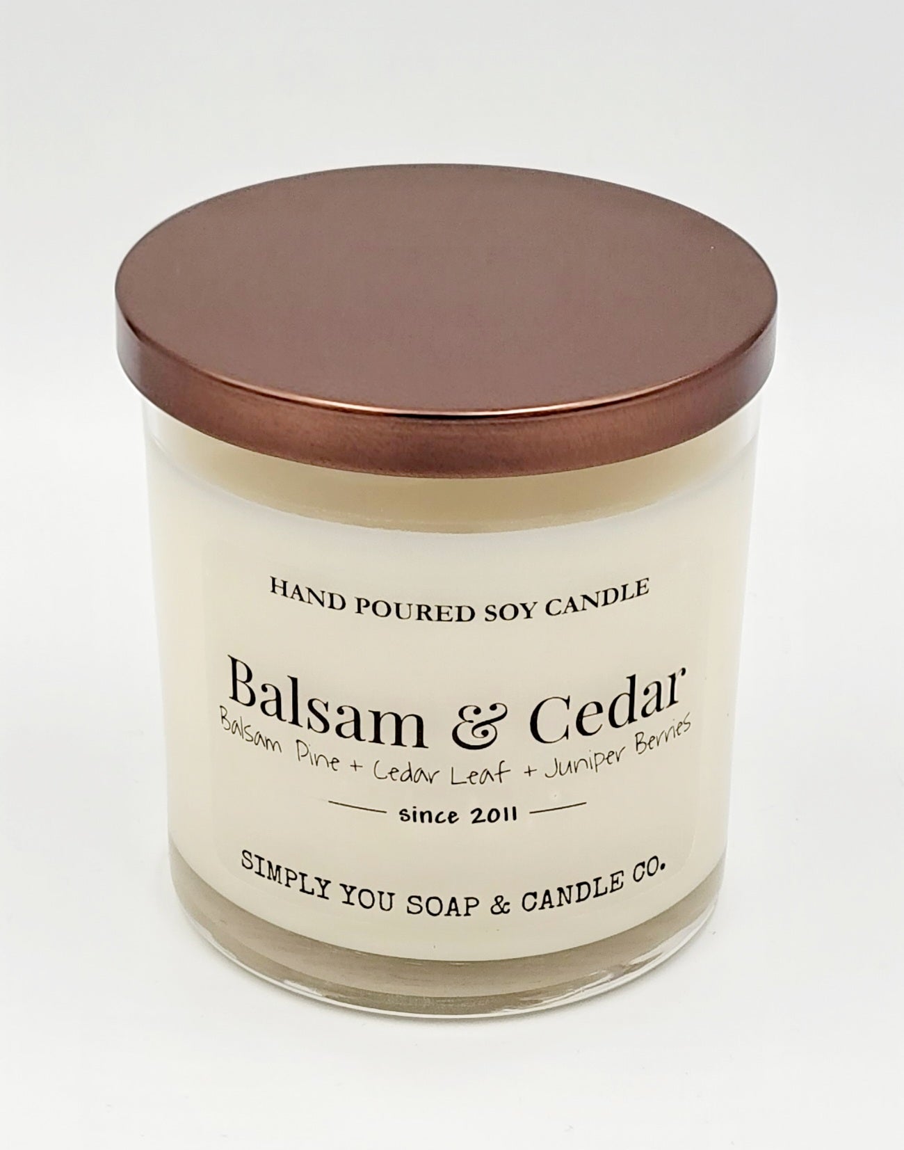 Balsam and Cedar Soy Candle