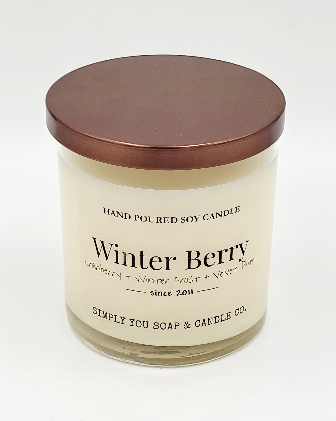 Winter Berry Soy Candle