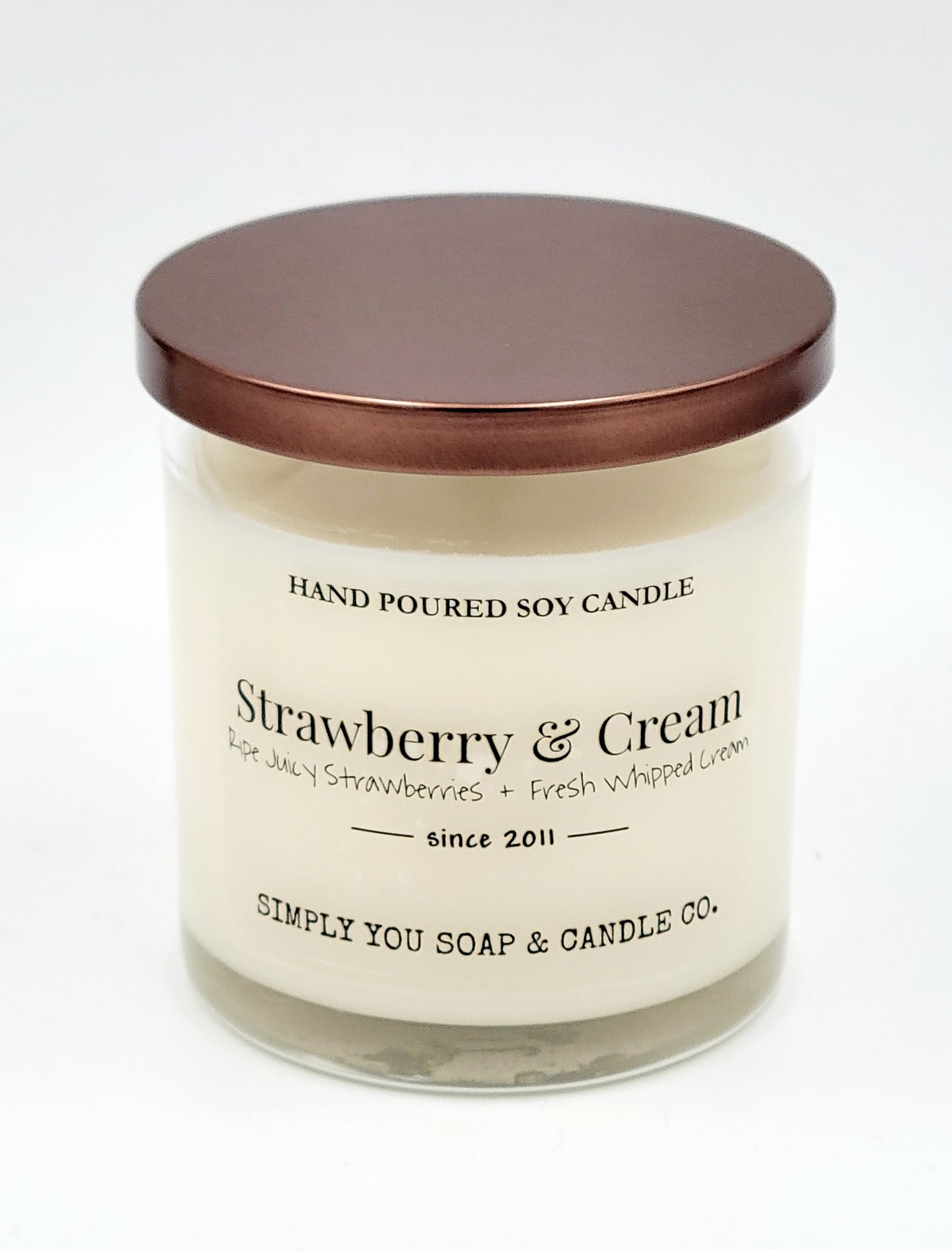Strawberry & Cream Soy Candle