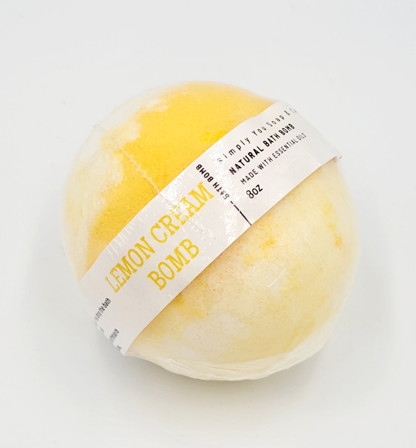 Lemon Cream Bath Bomb