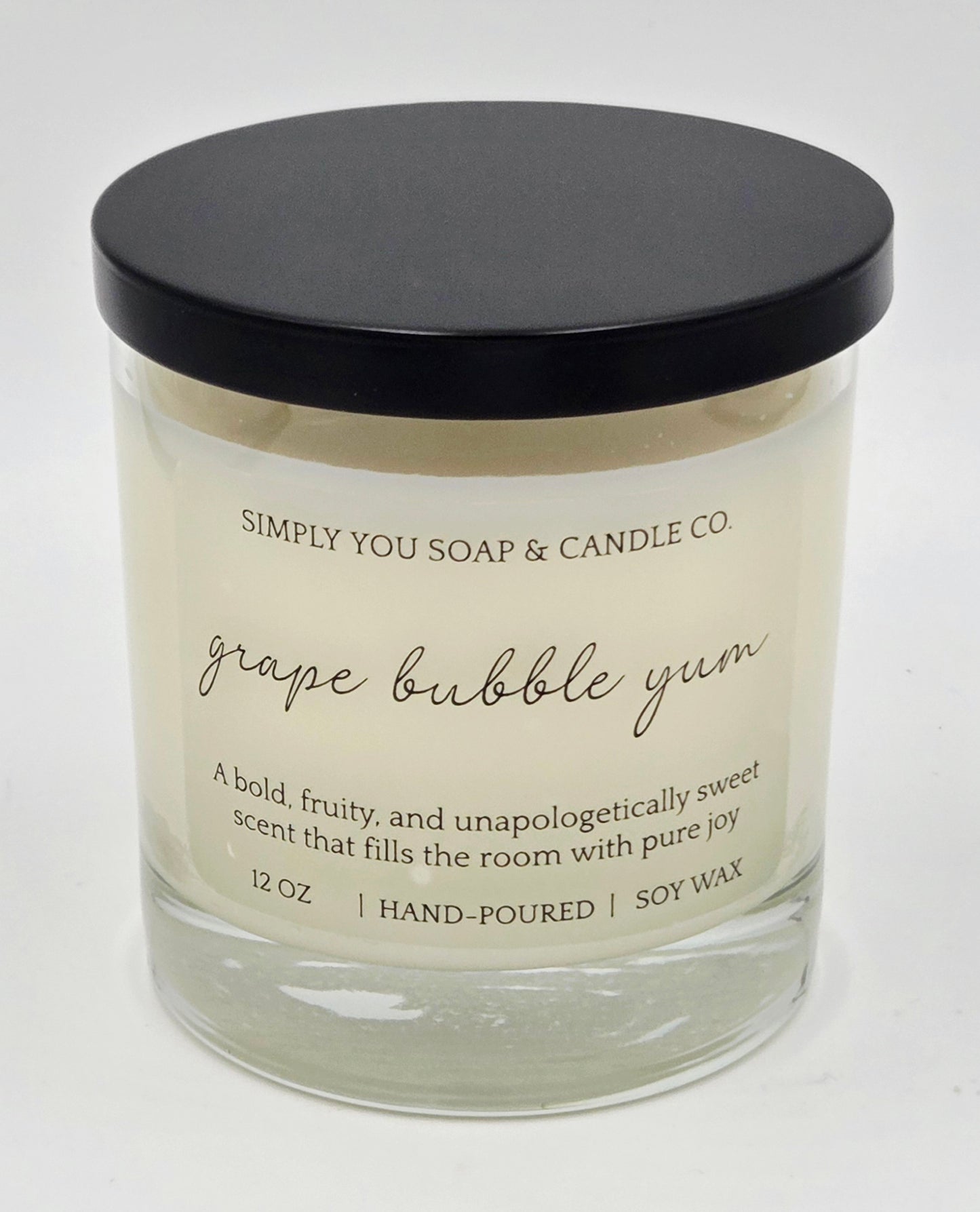 Grape Bubble Yum Soy Candle