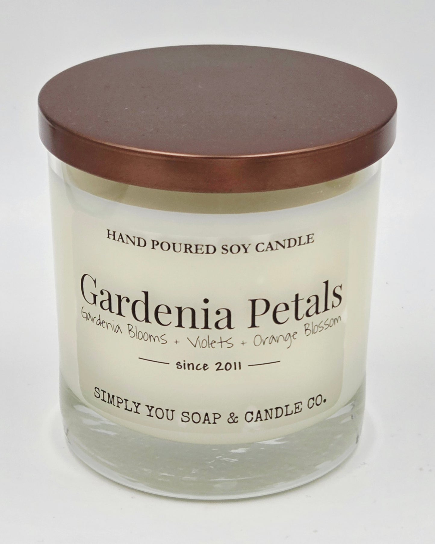 Gardenia Petals Soy Candle