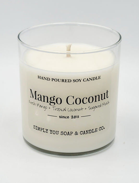 Mango Coconut Soy Candle