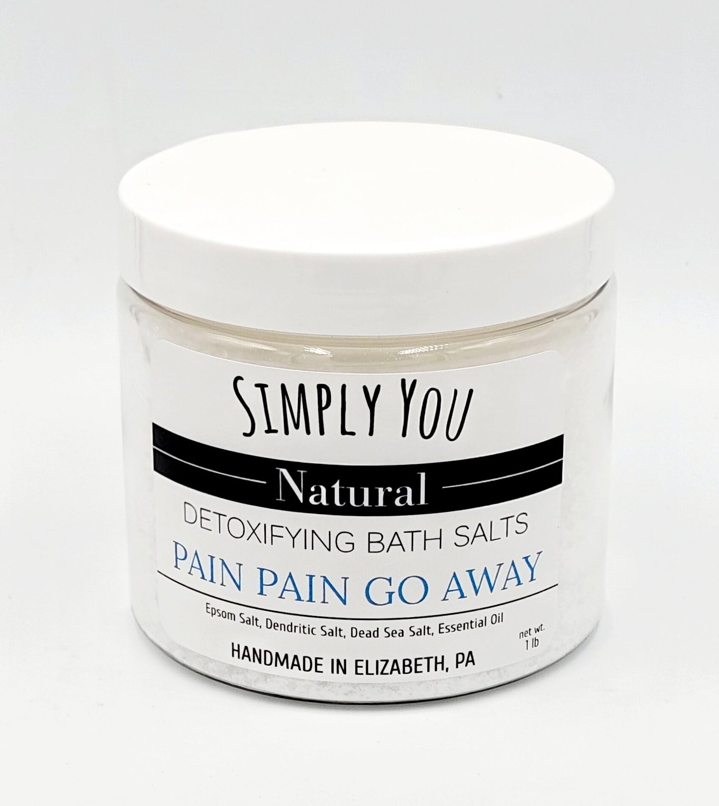 Detoxifying Bath Salt Pain Pain Go Away
