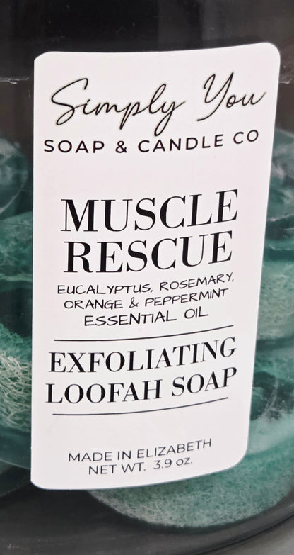 Exfoliating Loofah Soap