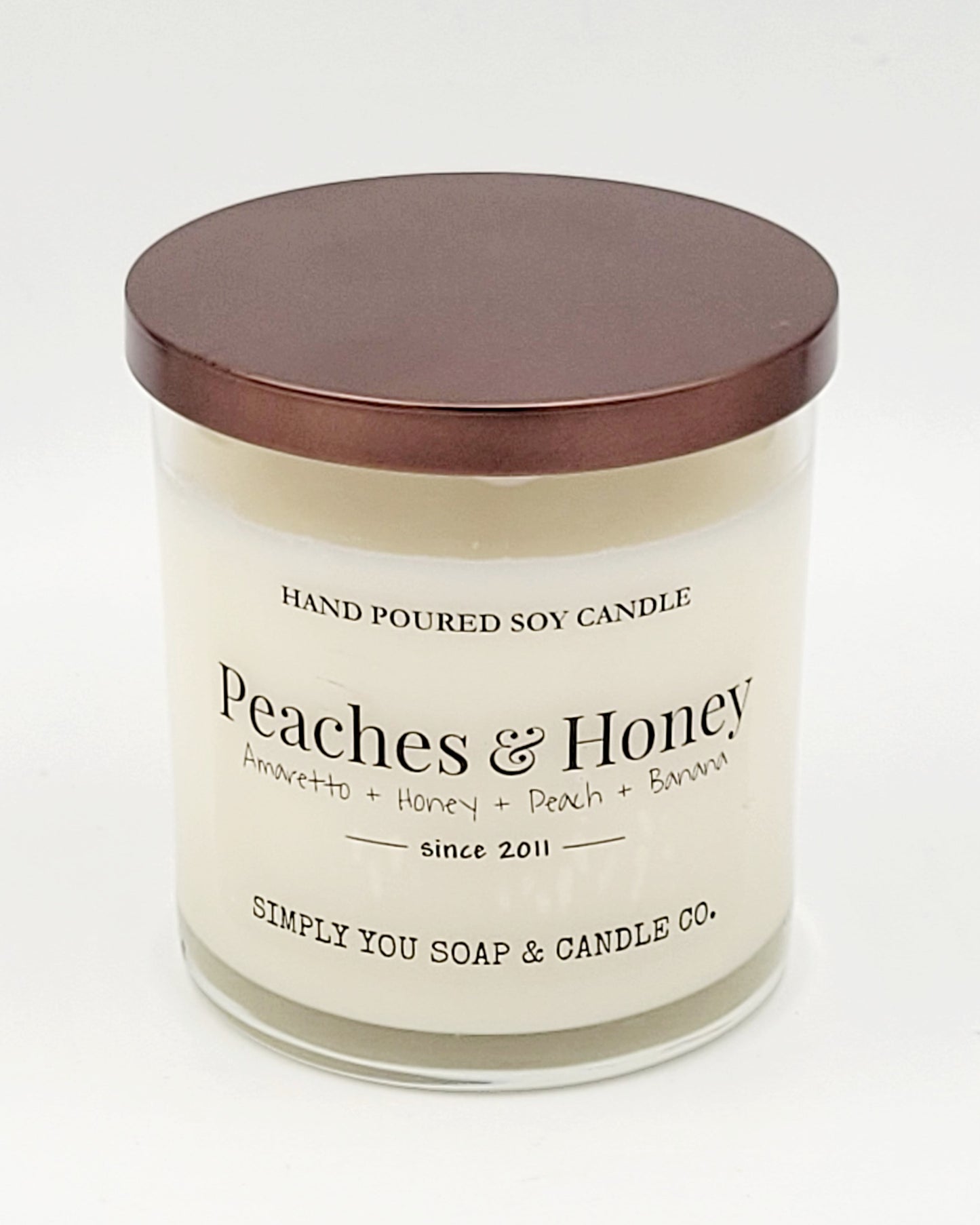 Peaches & Honey Soy Candle