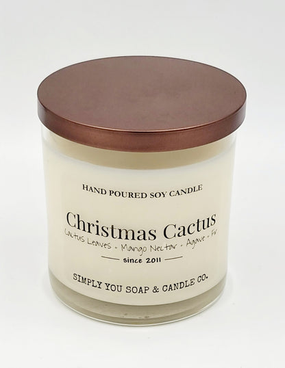 Christmas Cactus Soy Candle