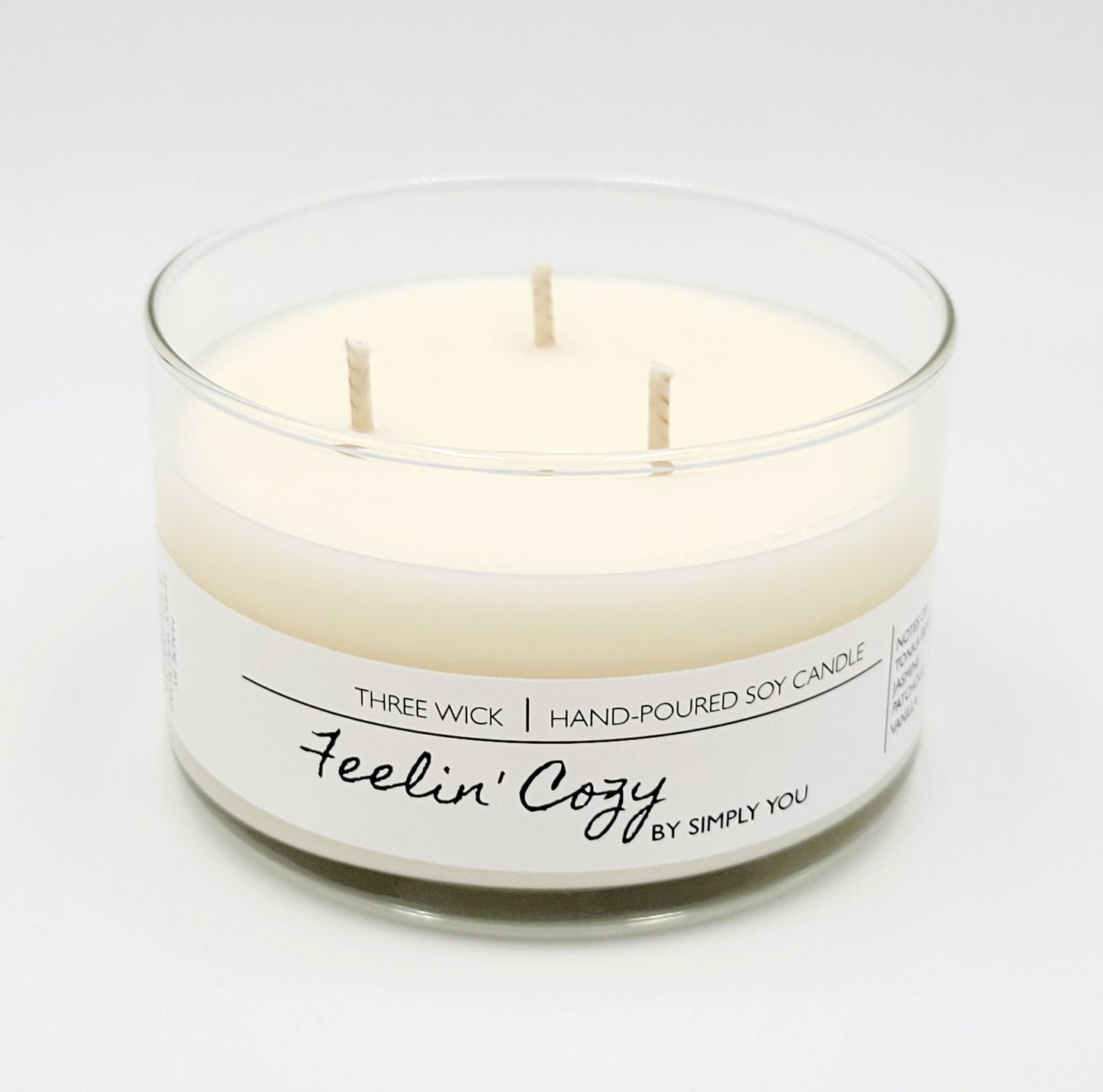 Feelin' Cozy 3 Wick Soy  Candle