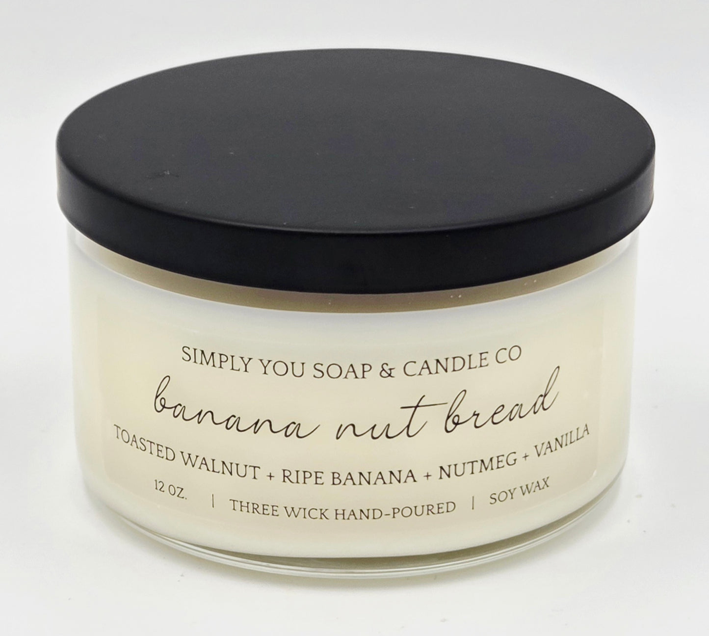 Banana Nut Bread 3 Wick Candle