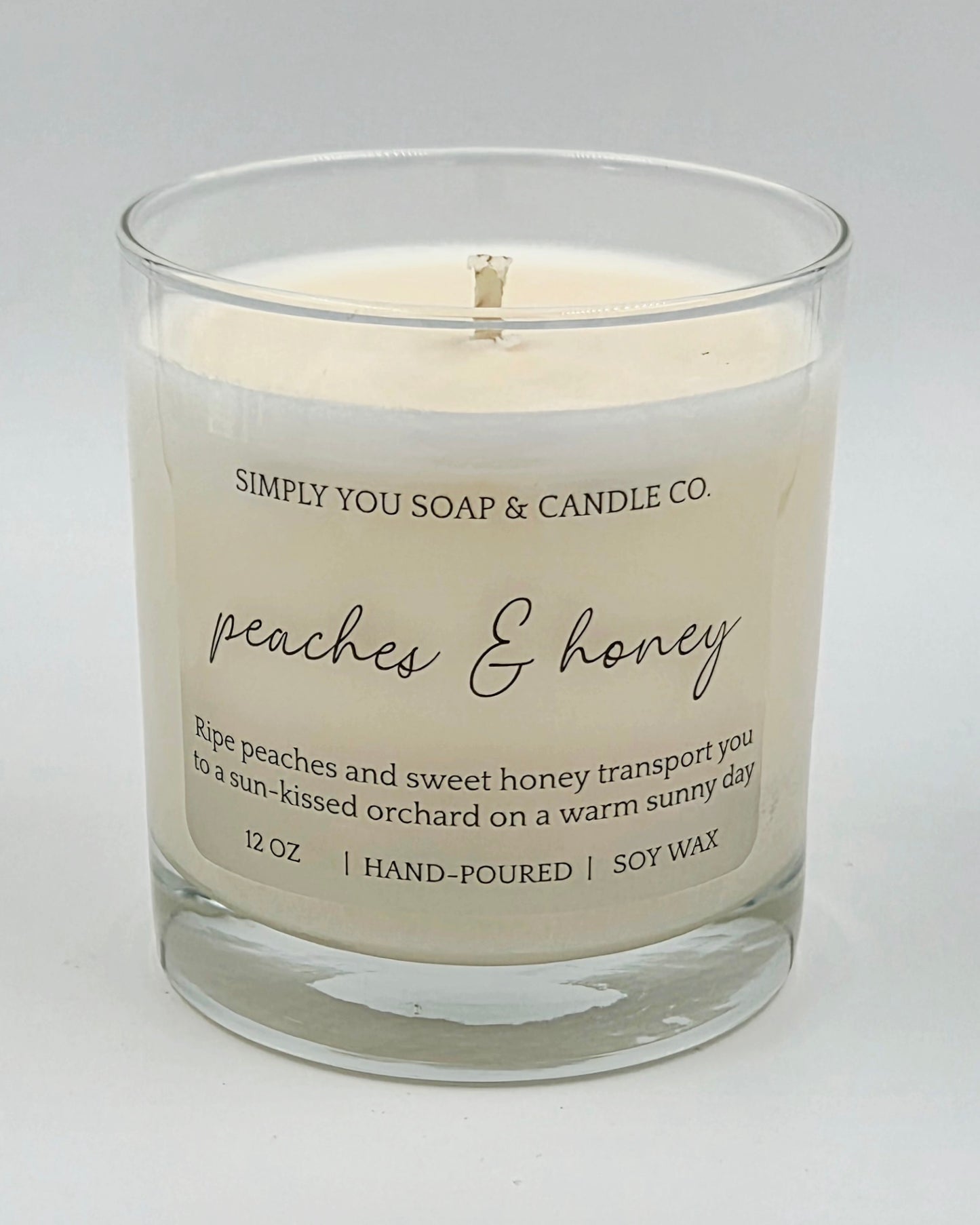 Peaches & Honey Soy Candle