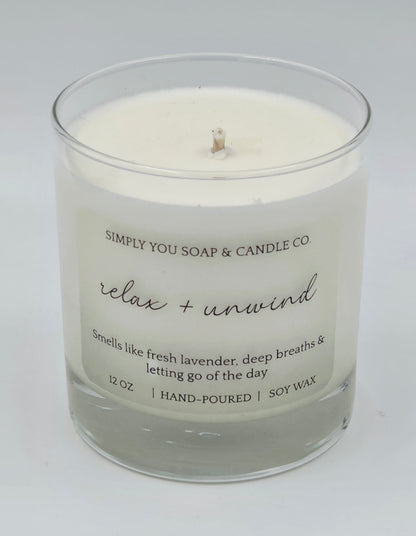 Relax & Unwind Soy Candle