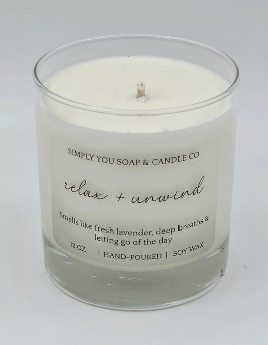 Relax & Unwind Soy Candle