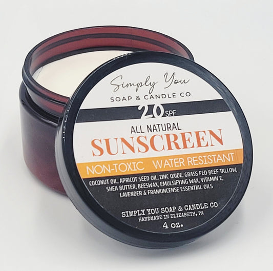 Natural Tallow Sunscreen